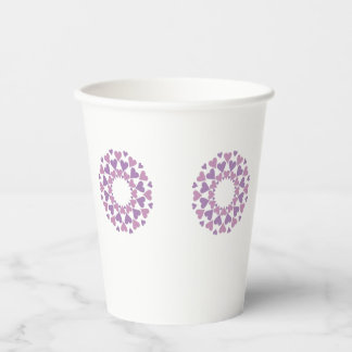 Heart Circles Papieren Bekers