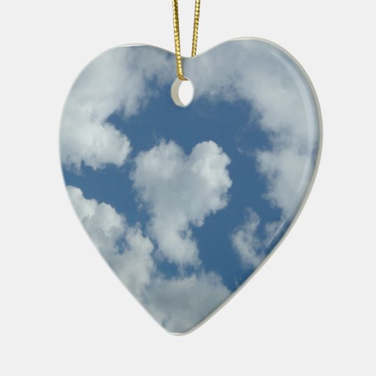Heart Cloud Heart Ornament (Links)