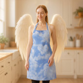 Heart Cloud Sky Foto Textuur Pastel Blue & White Schort