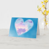 HEART CLOUD Vouwkaart Kaart (Gele Bloem)