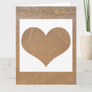 Heart Coastal Sandy Ocean Nautical Cute Beach Kaart