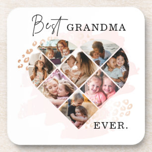 Heart Collage Bier Onderzetter