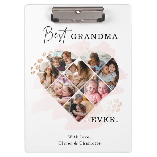 Heart Collage Klembord (Voorkant)