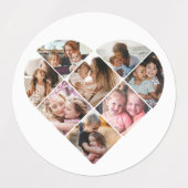 Heart Collage Labels (Design 2)