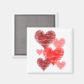 Heart Collage Magneet (Voorkant / Achterkant)
