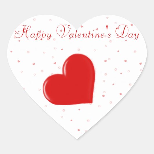 Heart Confetti Sticker (Voorkant)