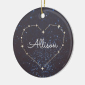 Heart Constellation Keramisch Ornament (Links)