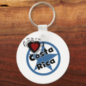 Heart Costa Rica Sleutelhanger (Voorkant)