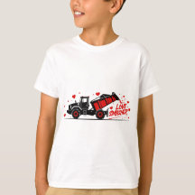 Heart Crasher Monster Truck Valentijn T-shirt