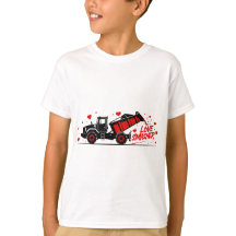 Heart Crasher Monster Truck Valentijn T-shirt