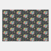 Heart Crochet Pattern Gehakt met Love Inpakpapier Vel (Voorkant)