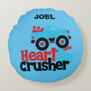 HEART CRUSHER TRUCK PERSONALISEERD SIERKUSSEN! ROU ROND KUSSEN