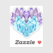 Heart Crystal Sticker (Vel)