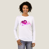Heart Curve With Medical Stethoscope 3 Tri-Blend Shirt (Voorkant)