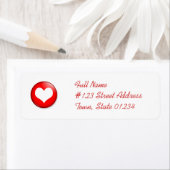 Heart Cut Out Mailing Label (Insitu)