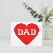 HEART DAD BRIEFKAART (Staand voorkant)