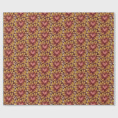 Heart Daisy Cadeaupapier (Vlak)