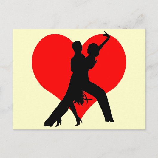 Heart-dans Briefkaart (Voorkant)