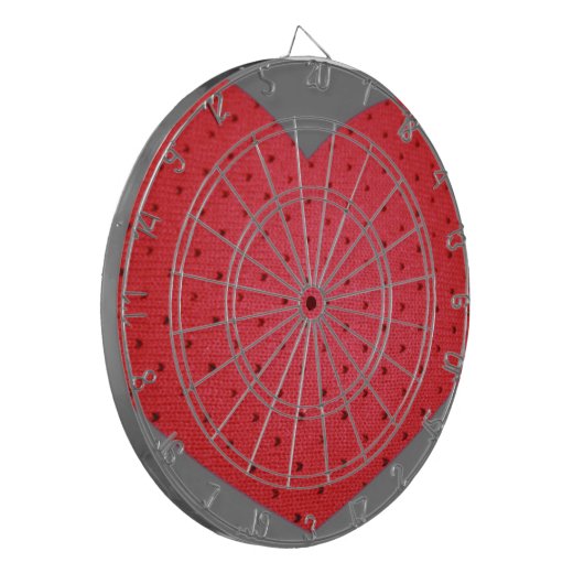 Heart DartBoard Dartbord (Voorkant Links)