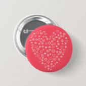 Heart Design Button (Voorkant /achterkant)