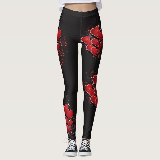 Heart Design Leggings (Voorkant)