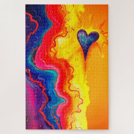Heart Design Legpuzzel (Verticaal)
