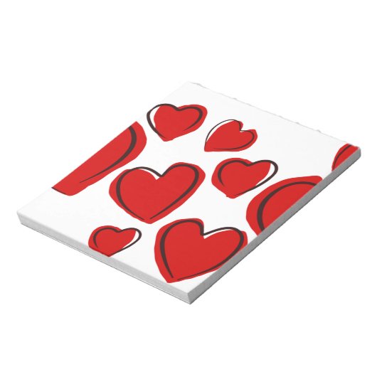 Heart Design Notitieblok (Gedraaid)