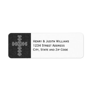 Heart Diamonds Cross Etiket