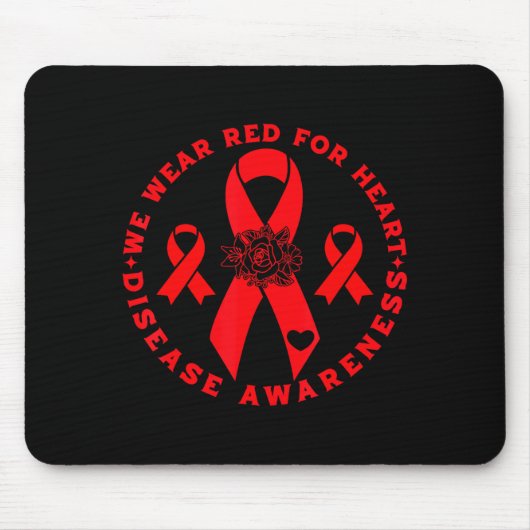 Heart Disease Awareness  Muismat (Voorkant)