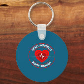 Heart Disease Awareness  Sleutelhanger (Voorkant)
