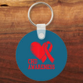 Heart Disease Awareness  Sleutelhanger (Voorkant)