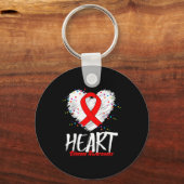 Heart Disease Awareness  Sleutelhanger (Voorkant)