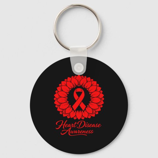 Heart Disease Awareness Sleutelhanger (Voorkant)