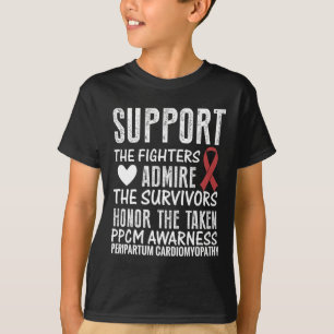 Heart Disease Awareness Women's Red-Ribbon Gezegde T-shirt