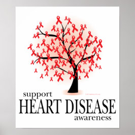 Heart Disease Tree Poster