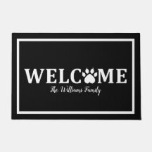 Heart Dog Paw Print - WELCOME - Speciaal