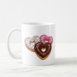 Heart donuts  koffiemok