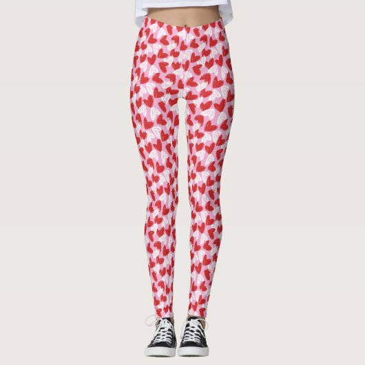Heart Doodles leggings (Devant)