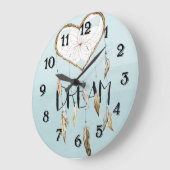 Heart Dream Catcher Grote Klok (Hoek)