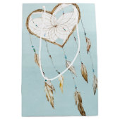 Heart Dream Catcher Medium Cadeauzakje (Voorkant)