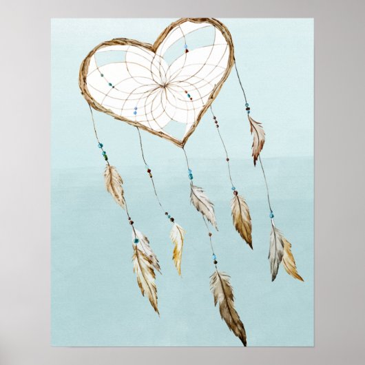 Heart Dream Catcher Poster (Voorkant)