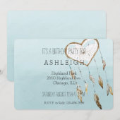 Heart Dream Catcher verjaardag Kaart (Voorkant / Achterkant)