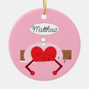Heart Dreams Kleuren van Roze: Keramisch Ornament
