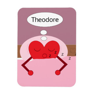 Heart Dreams Pink and Purple Magneet