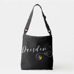 Heart Dresden Canvas tas, Duitsland Crossbody Tas