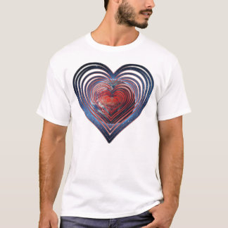 Heart Earth afbeelding Art T-shirt