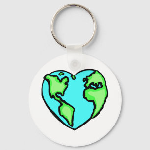 Heart Earth Sleutelhanger