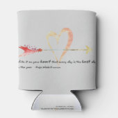 Heart Emerson Quote Blikjeskoeler (Achterkant)