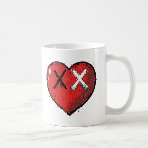 Heart emote LEFT mok koffie