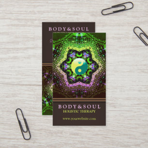 Heart Energy YinYang New age Visitekaartjes